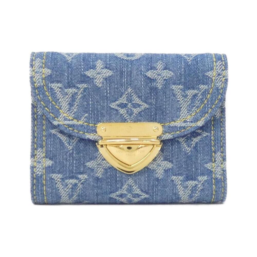 Louis Vuitton LV Remix (Monogram Denim) Portefeuille Victorine M82959 Wallet
